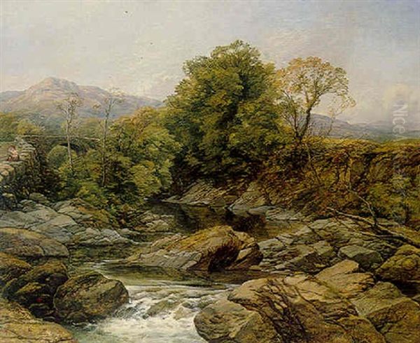 Fairy Glen, North Wales Oil Painting by Thomas Creswick