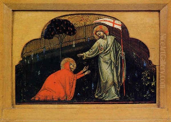 Noli Me Tangere Oil Painting by Simone (di Filippo) dei Crocifissi