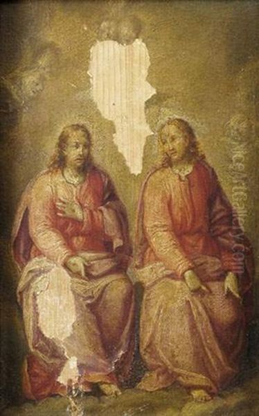 La Trinite Oil Painting by Giulio Croma