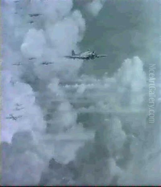 Blackburn Skuas Oil Painting by Frederick Gordon Crosby