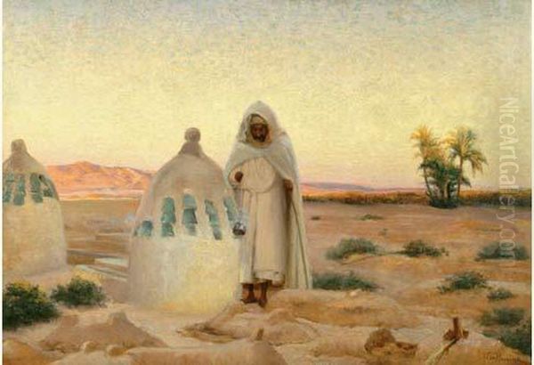 Recueillement. Oil Painting by Louis Joseph Anthonissen