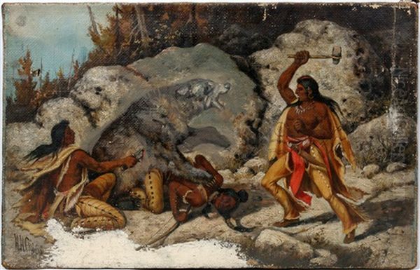 Untitled Oil Painting by Henry H. Cross