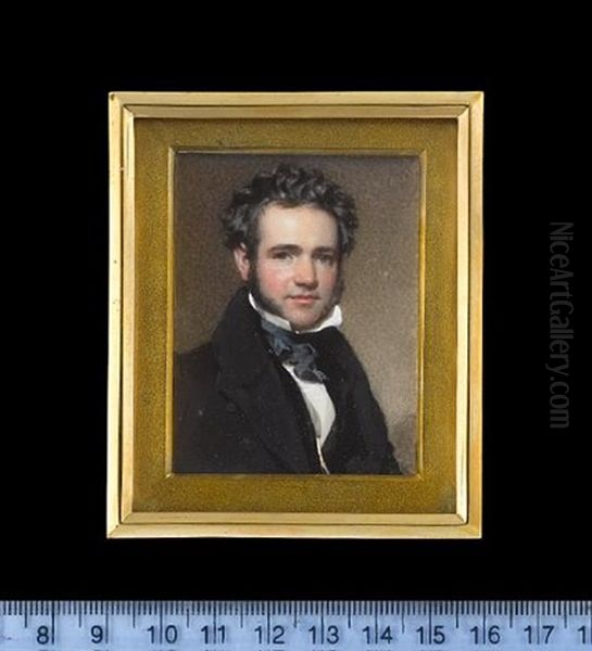 A Gentleman Oil Painting by Frederick Cruickshank