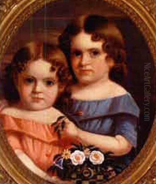 The Siblings Oil Painting by Thomas Seir Cummings