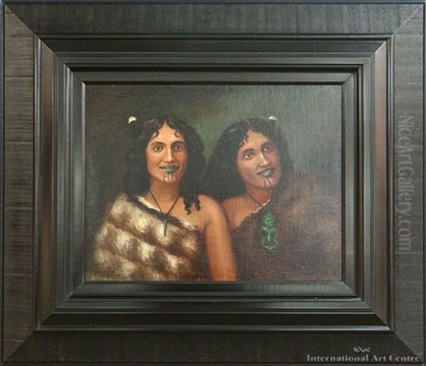 Georgina & Eileen Oil Painting by Vera Cummings