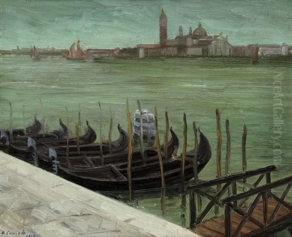 Venezia Oil Painting by Armando Cuniolo