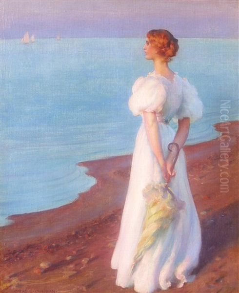 The Penitent Magdalene Oil Painting by Charles Curran