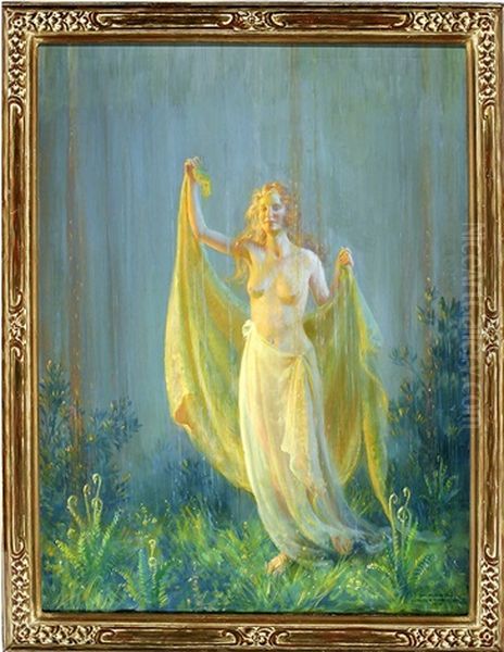 The Penitent Magdalene Oil Painting by Charles Curran
