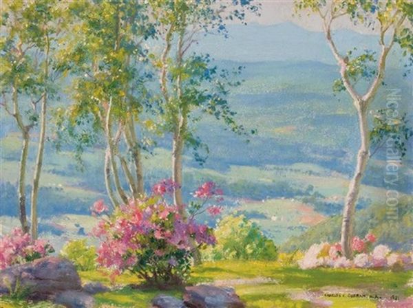 The Catskills From Woodgreen, Cragsmoor Oil Painting by Charles Curran