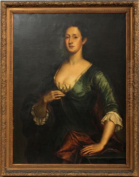 A Copy Of The Portrait Of Abigail Phillips Oil Painting by Charles Curran