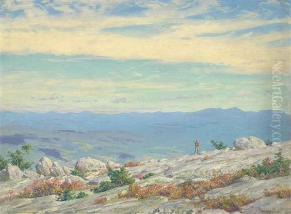 The Catskills From The Shawungunk Oil Painting by Charles Curran