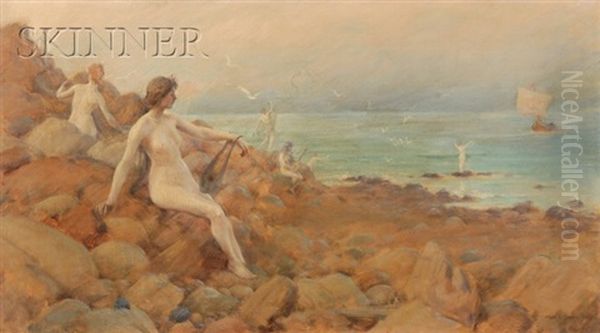 The Sirens Oil Painting by Charles Curran