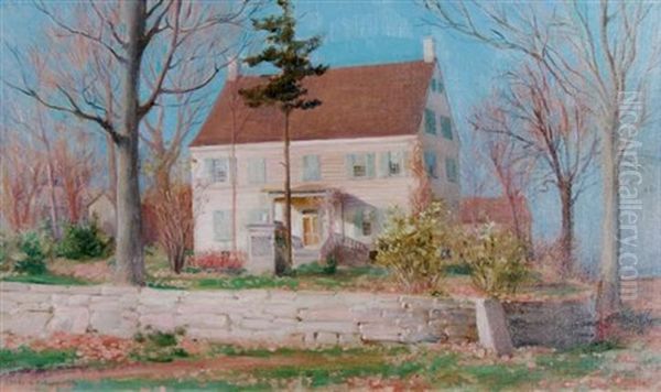 The Family Homestead Oil Painting by Charles Curran