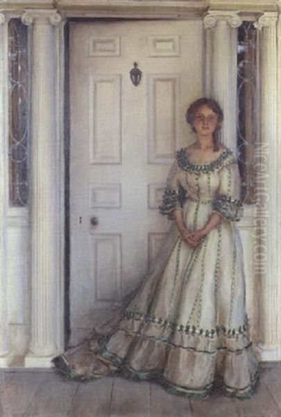 Before The War Oil Painting by Charles Curran