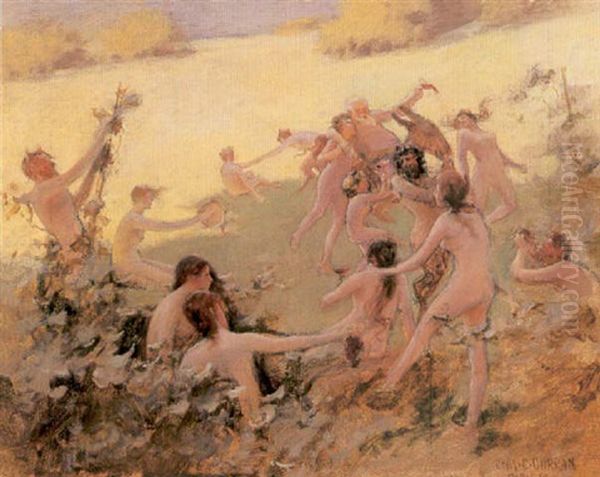 The Bacchanal Oil Painting by Charles Curran