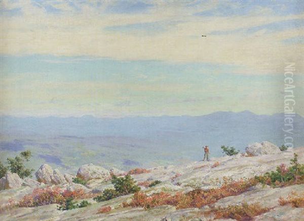 The Catskills From The Shawungunk (sic) Oil Painting by Charles Curran