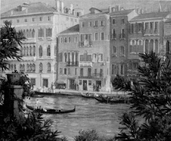 Across The Grand Canal Oil Painting by Charles Curran