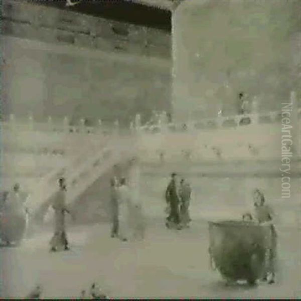 The Supreme Temple Oil Painting by Charles Curran