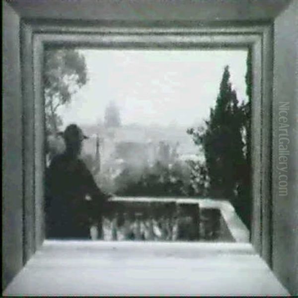 Overlooking Rome Oil Painting by Charles Curran