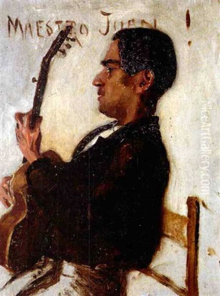 Maestre Juan Oil Painting by Ralph Wormsley Curtis