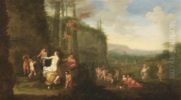 Allegorie Auf Die Fruchbarkeit Der Gottin Ceres Oil Painting by Abraham van Cuylenborch