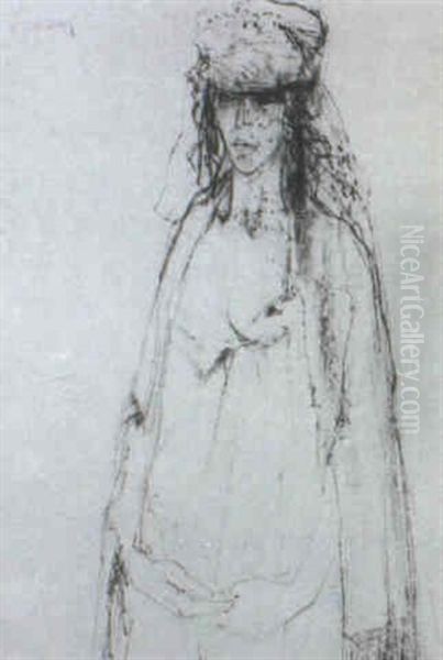 Banlieu Oil Painting by Eugene Dabit