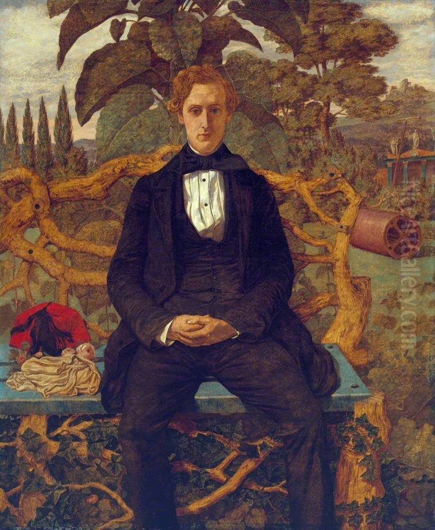 Portrait Of A Young Man Oil Painting by Richard Dadd