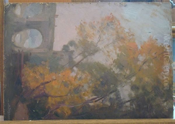 Le Vieux Pont A Mantes Oil Painting by Albert Marie Adolphe Dagnaux