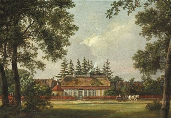 Skovlyst Oil Painting by Johan Wilhelm Ludwig Dahl