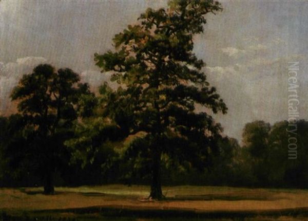 Fra Parken I Worlitz Oil Painting by Johan Wilhelm Ludwig Dahl