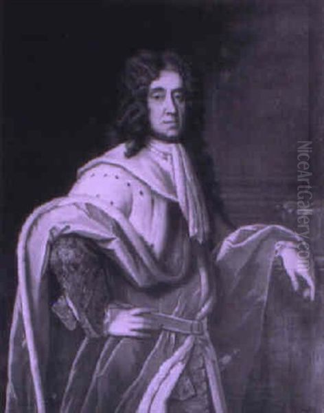 Portrait Of A Nobleman Oil Painting by Michael Dahl