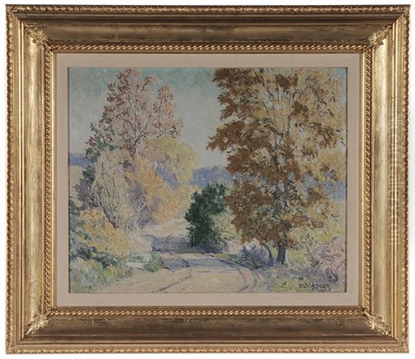 Autumn In Brown County Oil Painting by Charles William Dahlgreen