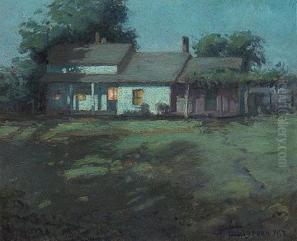 Moonlight In Repose Oil Painting by Charles William Dahlgreen