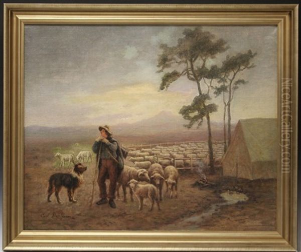 Untitled Oil Painting by Carl Christian Dahlgren