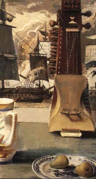 Still Life (gravure) Oil Painting by Ewald Albin Filip Dahlskog