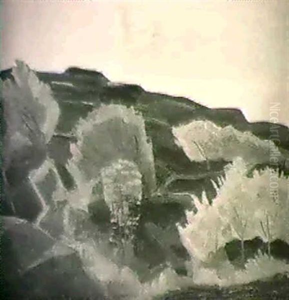 Vastkusthost Oil Painting by Ewald Albin Filip Dahlskog