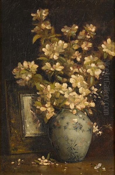 Flowers Oil Painting by Elliot Daingerfield