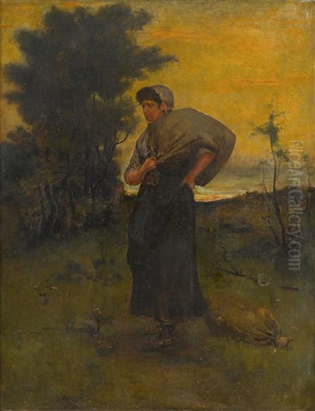 Long Day Oil Painting by Elliot Daingerfield