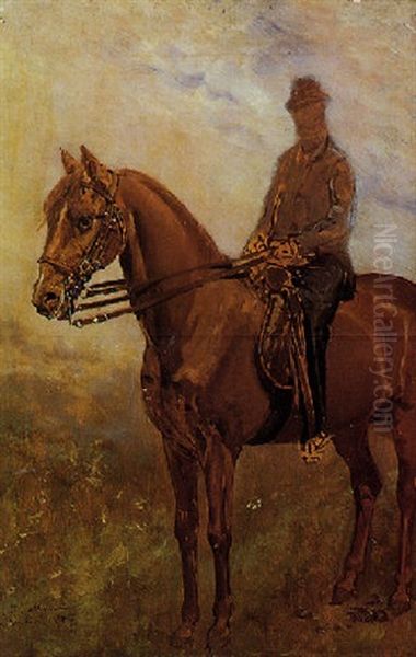 Cavaliere Oil Painting by Eduardo Dalbono