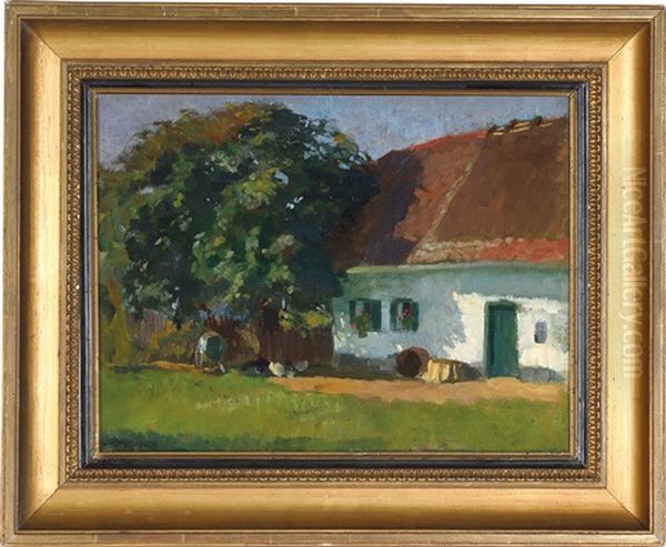 Stiller Winkel Oil Painting by Constantin Damianos