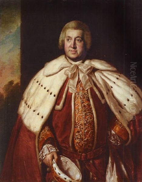 Portrait Of John Bligh, 3rd Earl Of Darnley Oil Painting by Nathaniel Dance Holland (Sir)