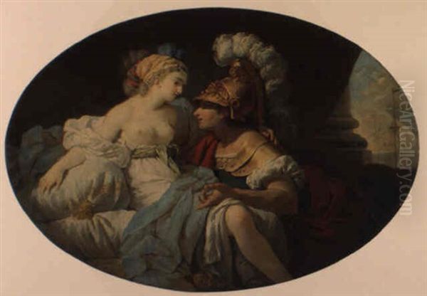 Didon Et Enee Oil Painting by Michel-Francois Dandre-Bardon