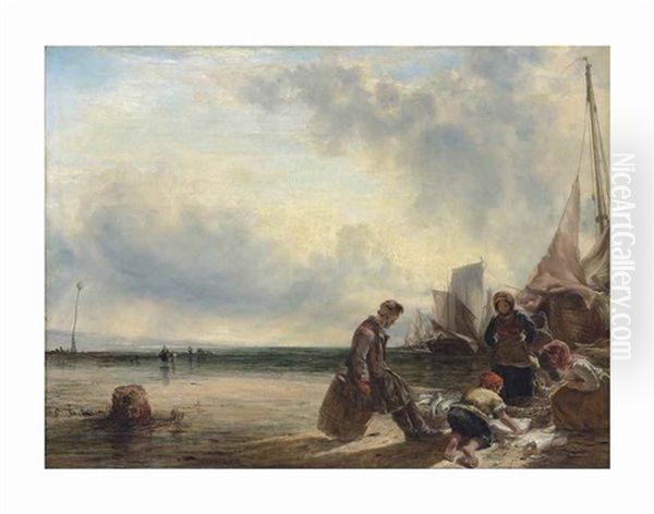 Morning - Boulogne Oil Painting by William Daniell RA