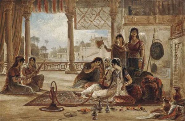 Favourite Of The Harem Oil Painting by William Daniell RA
