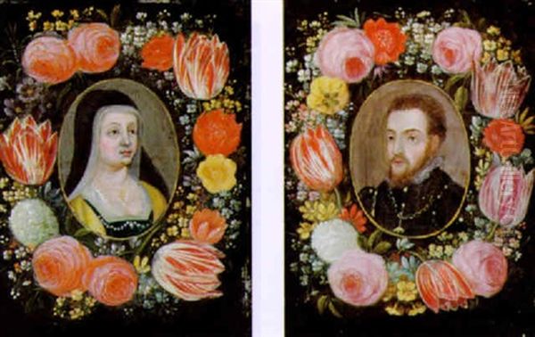 Erzherzog Albrecht Ii., Statthalter Der Niederlande Oil Painting by Andries Daniels or Danielsz