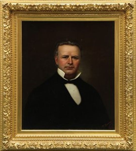 Portrait Of A Gentleman Oil Painting by Ferdinand Danton the Younger