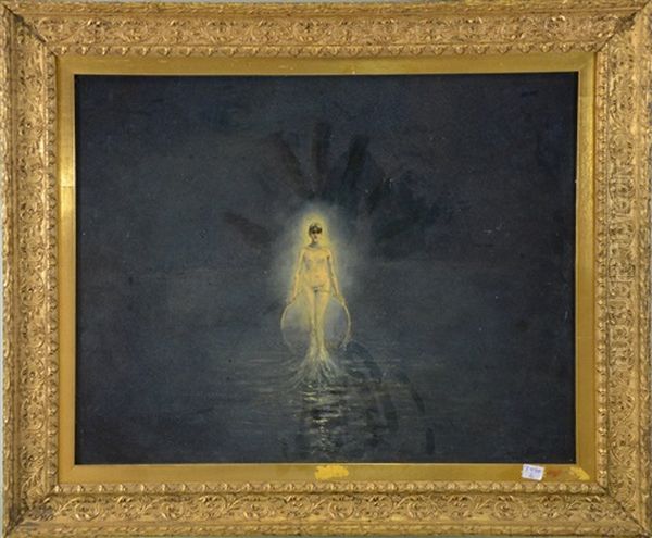 Deesse De La Lumiere Eon Oil Painting by Leon Dardenne