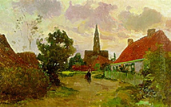 Homeward Bound Oil Painting by Leon Dardenne