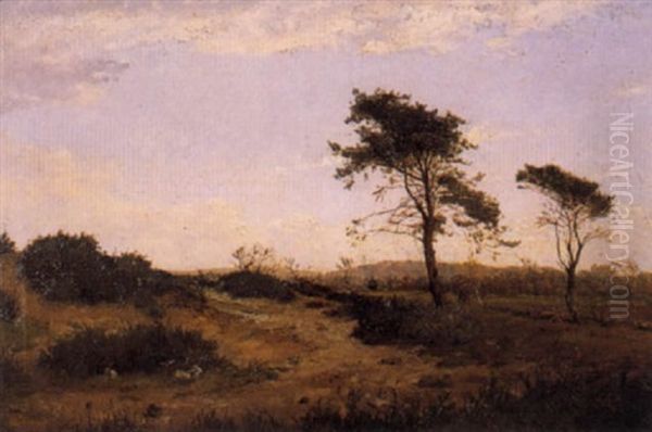 Paysage Oil Painting by Charles-Francois Daubigny