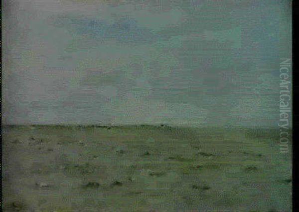 Voiliers Sur La Mer Oil Painting by Charles-Francois Daubigny